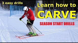 Learn how to CARVE  3 EASY DRILLS [upl. by Ttoille]