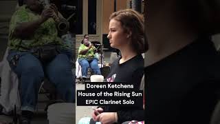 EPIC CLARINET SOLO 🎶 Doreen Ketchens Plays House of Rising Sun shorts [upl. by Eninnej]