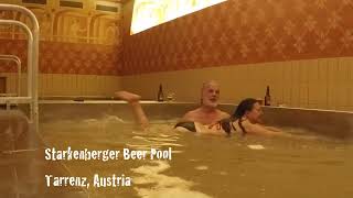 Starkenberger Castle Brewery Beer Pool [upl. by Goodspeed]