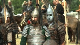 Ancient warriors ride in to celebrate Hungarian culture [upl. by Corotto]