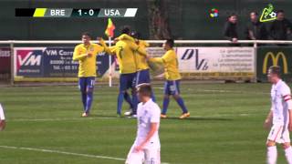 Resume Bresil vs USA  Montaigu 2016 [upl. by Jacklyn61]