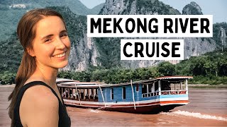 INCREDIBLE MEKONG RIVER CRUISE to Luang Prabang Laos [upl. by Al658]