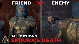 Alexios Fights Skoura in the Arena Friend vs Enemy Approach Death Scene  Assassins Creed Odyssey [upl. by Birgit]