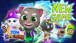 NEW GAME 🎮🏃💨 Talking Tom Time Rush Official Launch Trailer [upl. by Bartle]