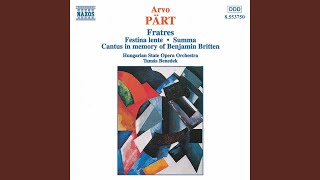 Fratres for Strings and Percussion [upl. by Eelinnej]