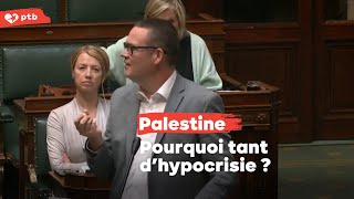 Palestine  Raoul Hedebouw dénonce lhypocrisie [upl. by Bili147]