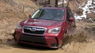 2014 Subaru Forester XT Muddy OffRoad Drive amp Review [upl. by Coleen]