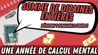 Somme de dizaines entières P1S2J4 evaluation [upl. by Inalan]