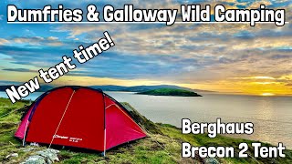 🏴󠁧󠁢󠁳󠁣󠁴󠁿 Balcary Bay Coastal Wild Camp  Berghaus Brecon 2 Tent  Wild Camping Scotland [upl. by Hubey]