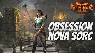 7 Nova Obsession Rune Word Staff Build Patch 26  Diablo 2 Resurrected [upl. by Garbe]