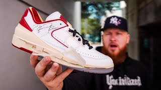 IM IN LOVE WITH THE OFF WHITE JORDAN 2 SNEAKERS One Of The Best of 2021 [upl. by Nyladnor]