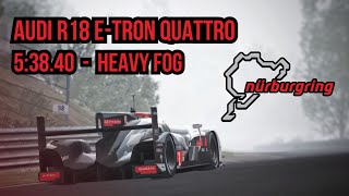 Audi R18 etron quattro  Nordschleife Tourist  53840  PS5 [upl. by Tollman69]