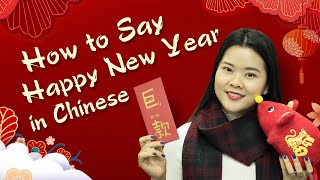 How to Say Happy New Year in Chinese [upl. by Lirrehs290]