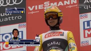 Noriaki Kasai 2415 m Vikersund 2017 PB [upl. by Livia]