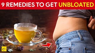 How to get unbloated in 5 minutes  9 Remedies  Credihealth unbloated bloating gastrology [upl. by Ahsekan727]