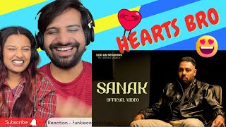 Badshah  SANAK Official Video amp Badshah  TOO MANY HEARTS  300 AM Sessions  Funkie REACTION [upl. by Fusuy]