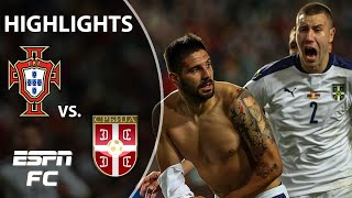 Serbia shocks Portugal in 90th minute to advance to WC  World Cup Qualifying Highlights  ESPN FC [upl. by Stephanie]