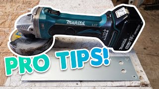 How To Cut Aluminium Aluminum With An Angle Grinder [upl. by Ennovihc]