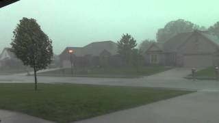 Severe Thunderstorm  May 1 2012 [upl. by Natfa289]