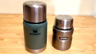 Thermos vs Stanley Insulated Food Jar [upl. by Latimore]