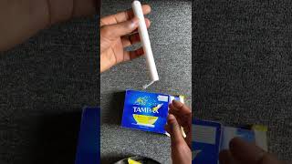 How to properly insert a tampon Tampax tampon [upl. by Manaker]