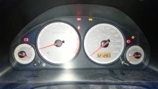 2002 honda civic si tach rpm and temp stops [upl. by Nahtannoj]