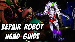 Repair Robot Head Mission Guide decommission Roxy  FNAF Security Breach Walkthrough Part 11 [upl. by Earezed]