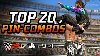 WWE 2K17 Top 20 New PinCombos [upl. by Aneled]