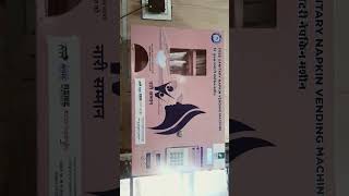 free sanitary napkin vending machine [upl. by Ajssatsan]