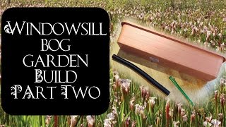 Windowsill Bog Garden Build with Harry Part 2 [upl. by Rochelle704]