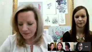 Anna Griffin Google Hangout [upl. by Cirdek]