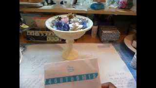 Painting your Dollar Store glass bowls [upl. by Sucam]