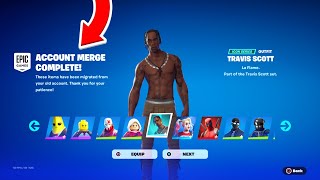 HOW TO MERGE FORTNITE ACCOUNTS 2024 [upl. by Draneb]