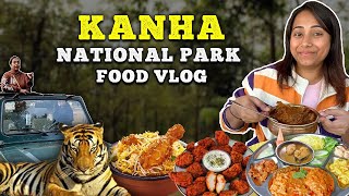 Kanha National Park Food Vlog Tiger Safari Baiga Tribe amp more [upl. by Iznekcam]