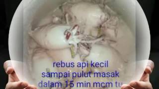 Resepi Ketupat Sotong Gannu [upl. by Sudnac]