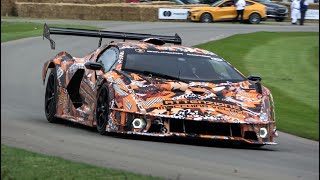 Lamborghini Essenza SCV12 debuts at Goodwood Festival of Speed 2021 [upl. by Nedry644]