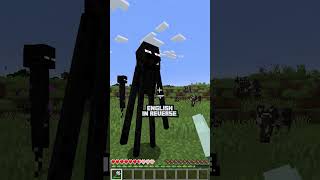 🌌👀Minecraft Enderman Language😲💬 [upl. by Ahsoyek]