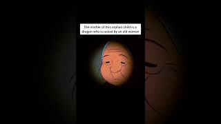 dragon child raised by an old woman anime movieexplainedinhindi animeexplainedinhindi shorts [upl. by Sina]