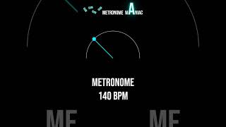 METRONOME 140 BPM 🎶 shorts [upl. by Andrews]