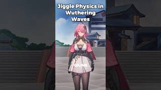 Character Jiggle Physics in Wuthering Waves 鳴潮 wutheringwaves [upl. by Dalston]