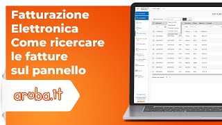 Fatturazione Elettronica come ricercare le fatture sul pannello [upl. by Notirb]