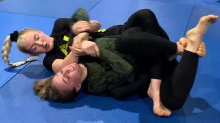 Womens NoGi Combat Jiujitsu Laurah Hallock Grappling Session [upl. by Nyrem]