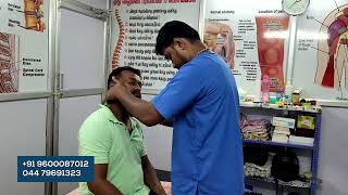 Neck disc bulge C4 C5C6 Back pain bulge L3L4L5S1 வர்ம சிகிச்சைநெட்டி முறித்தல் முறை [upl. by Ramilahs]