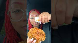 Popeyes fried chicken ASMR asmr mukbang [upl. by Jaymie]