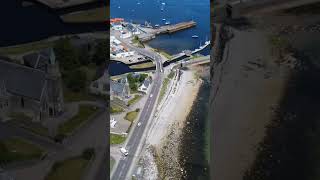 ardrishaig argyll abplace2b lochfyne scotland drone boat nature crinan canal shorts [upl. by Anina284]