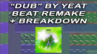 yeat  dub instrumental remake  breakdown [upl. by Gun]