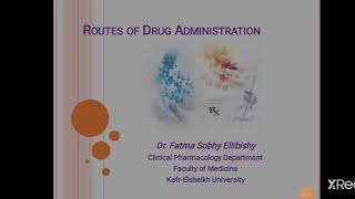 Routes of drug administration [upl. by Ecnaret803]