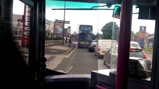 First Greater Manchester Alexander Dennis Enviro 400 33717 SN12 AKF Route 8 Bolton To Manchester [upl. by Whale]