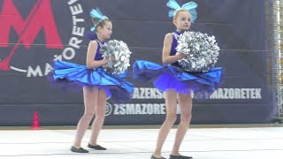 Majorettes FORTIS  Jeżowe  Mażoretki  duotrio pompon cadet  Stalowa Wola 2023 [upl. by Suedaht]