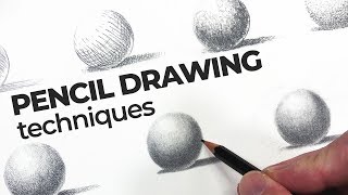 Pencil Drawing Techniques [upl. by Tj]